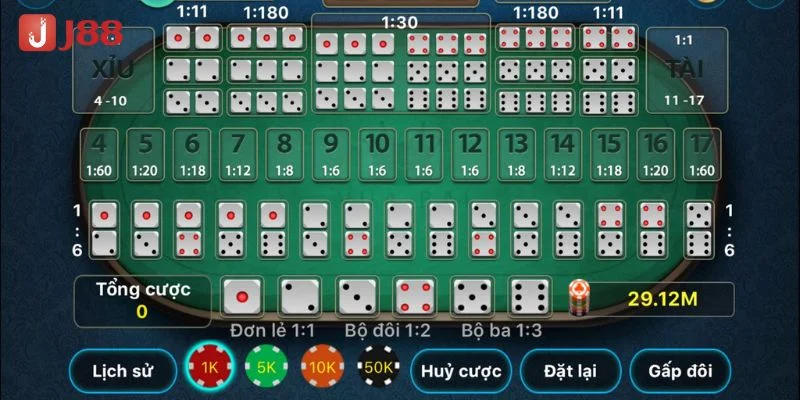 Tài xỉu J88 là bộ môn cược có tính chiến thuật cao. 